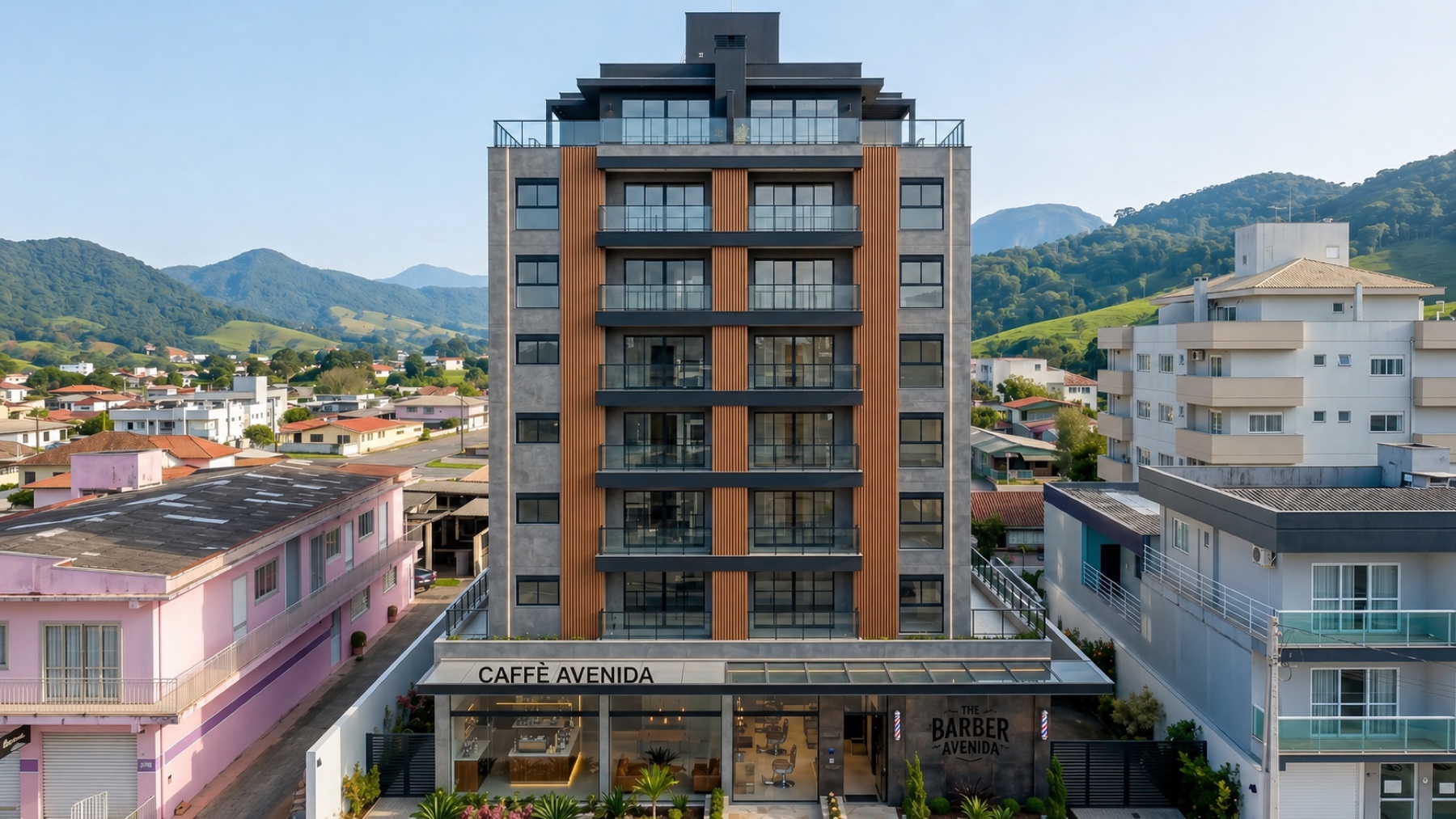 Cenário B — Âncora + residencial