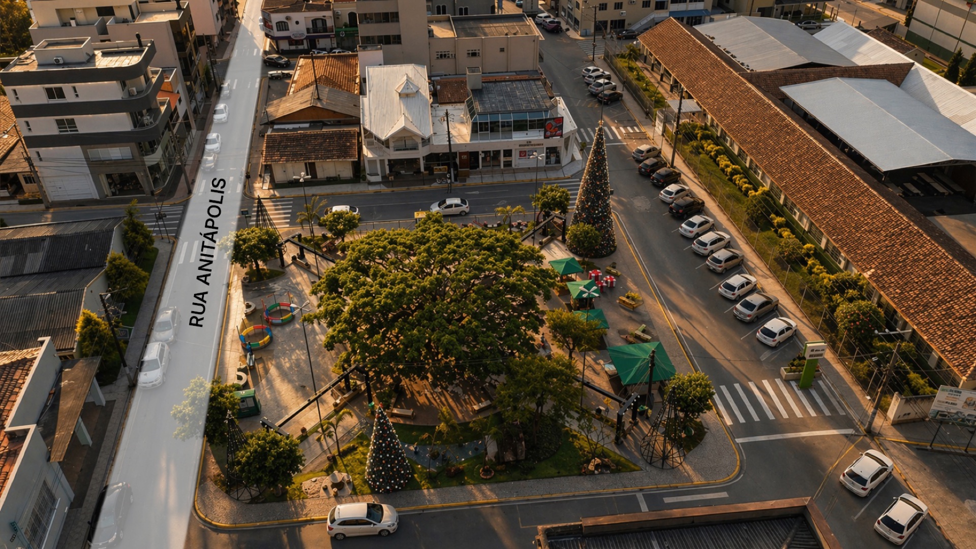 Praça Central — Alfredo Wagner
